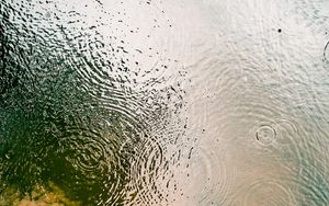 Preview wallpaper water, ripples, circles, waves, macro