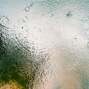 Preview wallpaper water, ripples, circles, waves, macro