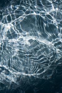 Preview wallpaper water, ripples, dark, glare