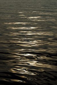 Preview wallpaper water, ripples, glare, sea, dark