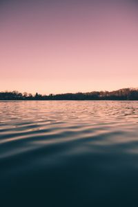 Preview wallpaper water, ripples, lake, twilight, dark