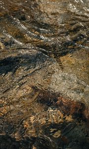 Preview wallpaper water, ripples, stones, distortion