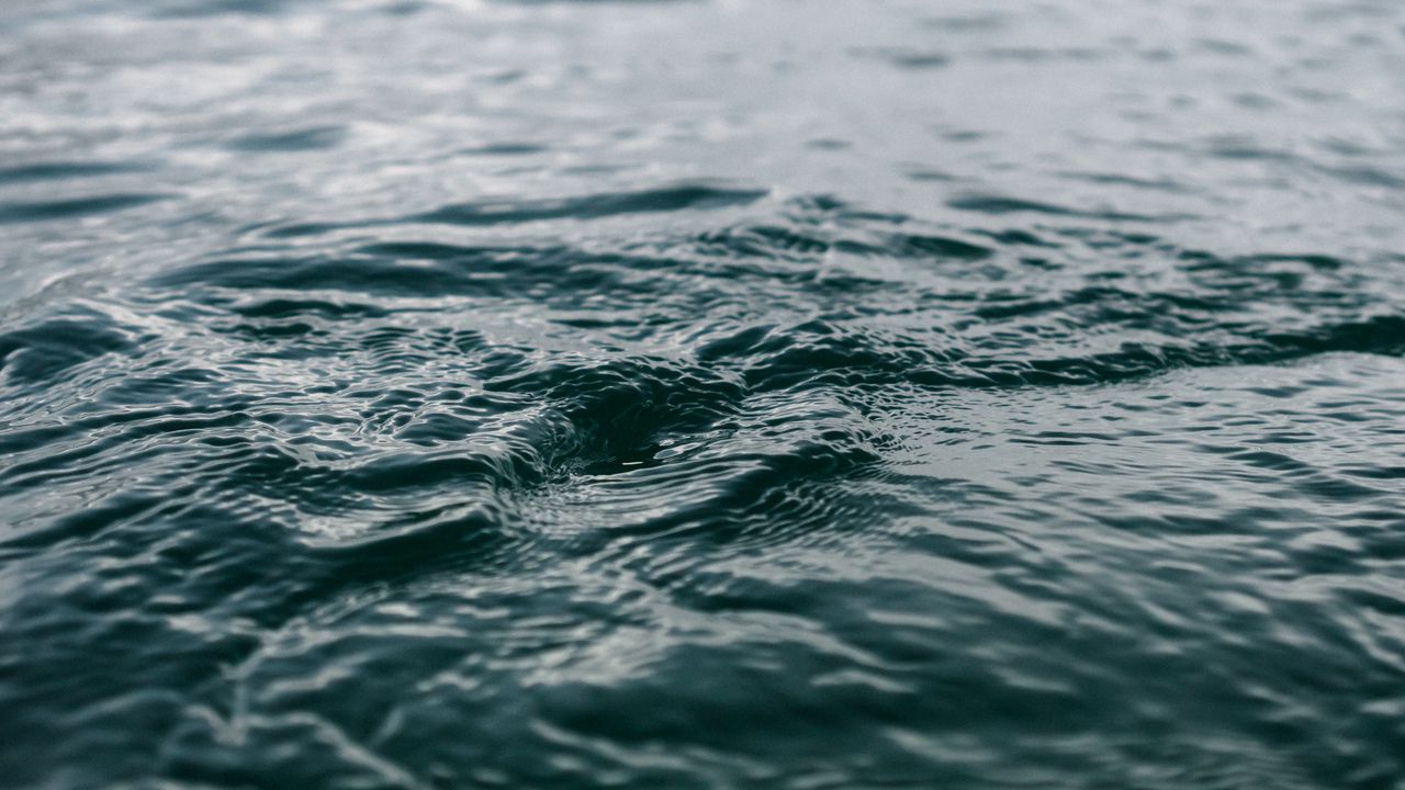 Wallpaper water, ripples, surface, blur