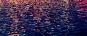 Preview wallpaper water, ripples, waves, backlight, gleam