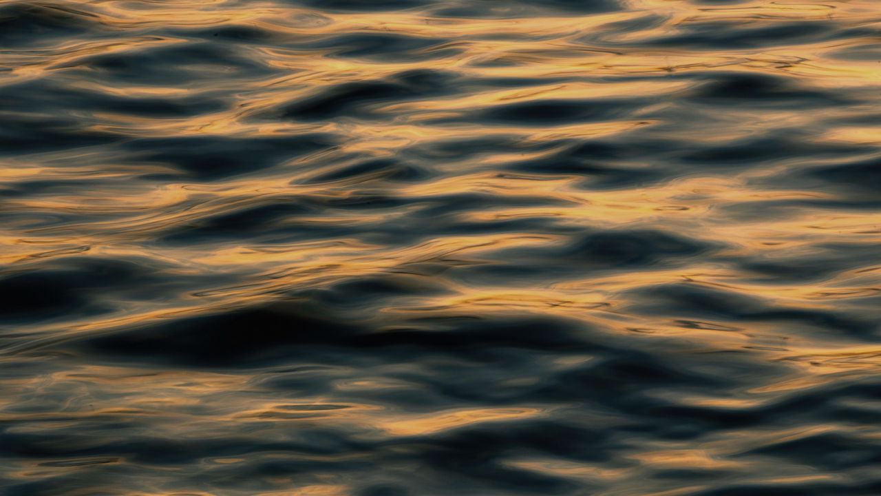Wallpaper water, ripples, waves, wavy, glare