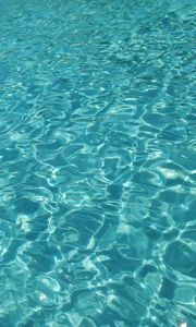 Preview wallpaper water, ripples, waves, glare, pool