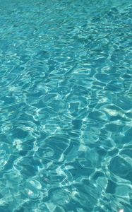 Preview wallpaper water, ripples, waves, glare, pool