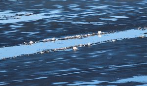 Preview wallpaper water, river, ice, relief, blue