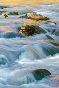 Preview wallpaper water, river, stones, cascade, nature, landscape