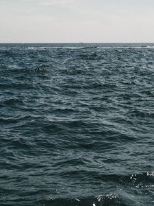 Preview wallpaper water, sea, horizon, waves