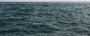 Preview wallpaper water, sea, horizon, waves