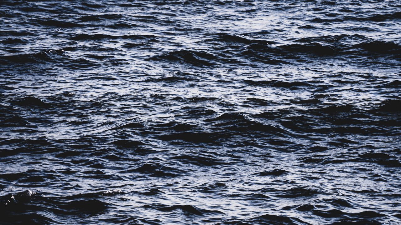 Wallpaper water, sea, ripples, waves, wavy