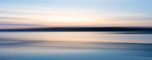 Preview wallpaper water, sky, horizon, blur, sea