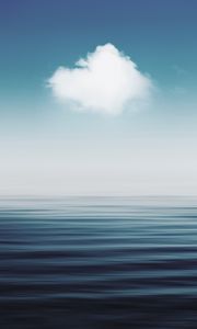 Preview wallpaper water, sky, horizon, cloud, nature