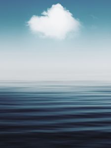 Preview wallpaper water, sky, horizon, cloud, nature