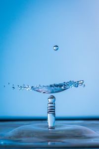 Preview wallpaper water, splash, macro, blue