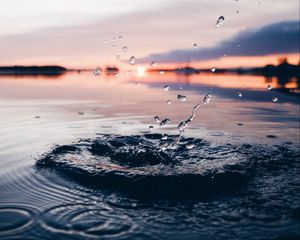 Preview wallpaper water, splash, spray, drops