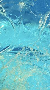 Preview wallpaper water, splashes, background, blue