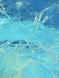 Preview wallpaper water, splashes, background, blue