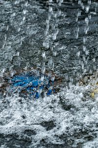 Preview wallpaper water, splashes, drops, foam, blur, macro