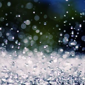 Preview wallpaper water, splashes, drops, blur, background, macro