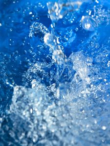 Preview wallpaper water, spray, drops, splash, closeup