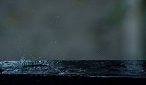 Preview wallpaper water, spray, drops, macro