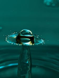 Preview wallpaper water, spray, macro, splash