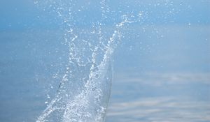 Preview wallpaper water, spray, splash, drops, macro