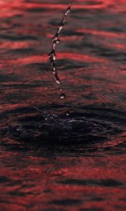 Preview wallpaper water, spray, stream, drops, waves