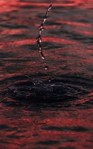 Preview wallpaper water, spray, stream, drops, waves