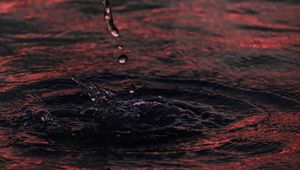 Preview wallpaper water, spray, stream, drops, waves