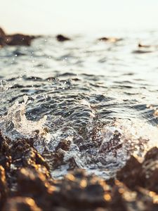 Preview wallpaper water, spray, wave, splash, drops