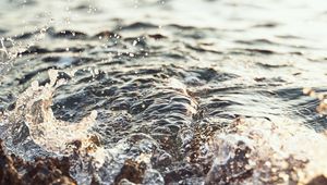Preview wallpaper water, spray, wave, splash, drops