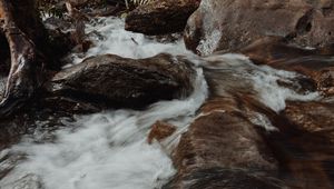 Preview wallpaper water, stones, stream, river