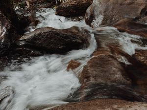 Preview wallpaper water, stones, stream, river