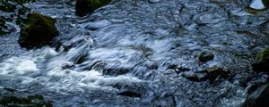 Preview wallpaper water, stream, stones, cascade, nature