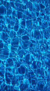 Preview wallpaper water, surface, pool, ripples, blue, transparent