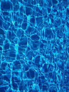 Preview wallpaper water, surface, pool, ripples, blue, transparent