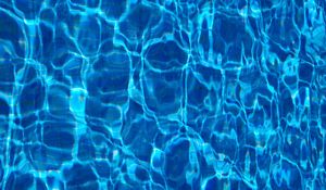 Preview wallpaper water, surface, pool, ripples, blue, transparent