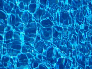 Preview wallpaper water, surface, pool, ripples, blue, transparent