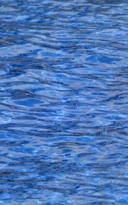 Preview wallpaper water, surface, ripples, blue, saturated, wavy