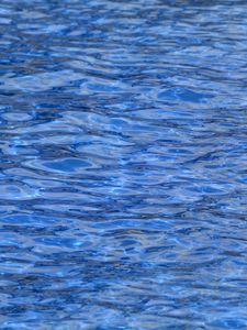 Preview wallpaper water, surface, ripples, blue, saturated, wavy