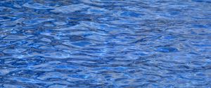 Preview wallpaper water, surface, ripples, blue, saturated, wavy