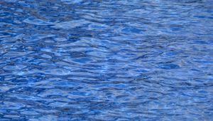 Preview wallpaper water, surface, ripples, blue, saturated, wavy