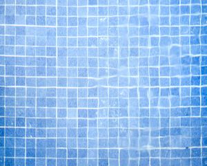 Preview wallpaper water, surface, tiles, pool, blue