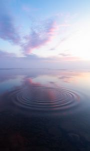 Preview wallpaper water, surface, waves, reflection, nature