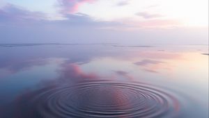 Preview wallpaper water, surface, waves, reflection, nature