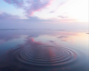 Preview wallpaper water, surface, waves, reflection, nature