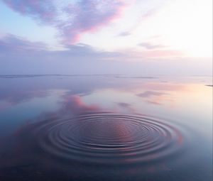 Preview wallpaper water, surface, waves, reflection, nature